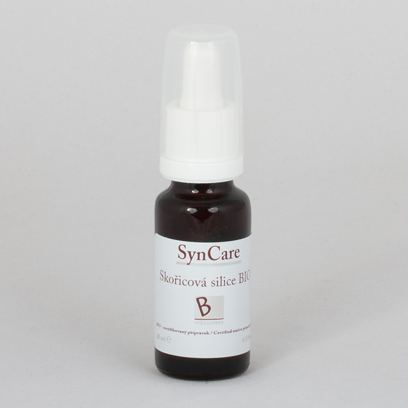 SynCare - Esenciálna silica - škorica BIO