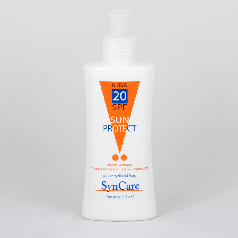 SynCare - SUN PROTECT SPF 20, UVA 8 - fyzikálny filter
